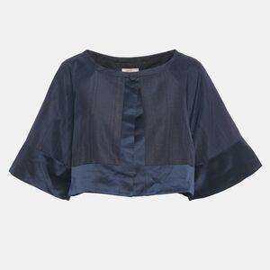 Temperley Bolero Navy Blue Jacket Palais Cropped Jacket Xl